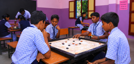 School playground and sports facility